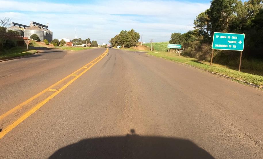 PRC-466 entre Pitanga e Turvo