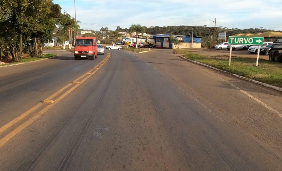 PRC-466 entre Pitanga e Turvo