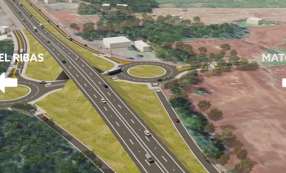 Imagem da maquete digital da obra