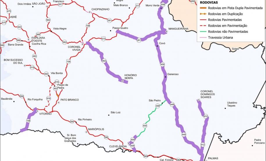Lote 40 do futuro edital de conservação do pavimento
