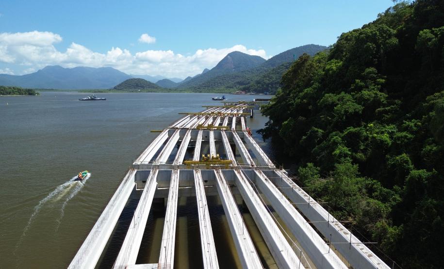 Ponte de Guaratuba chega a 44,2%