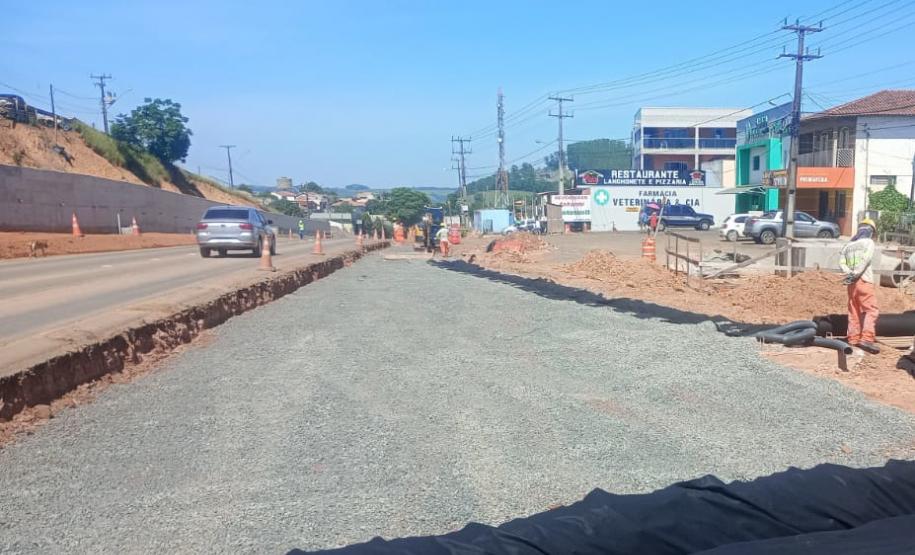 PR-160 readequação no trecho urbano de Imbaú