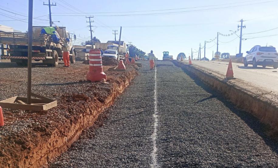 PR-160 readequação no trecho urbano de Imbaú