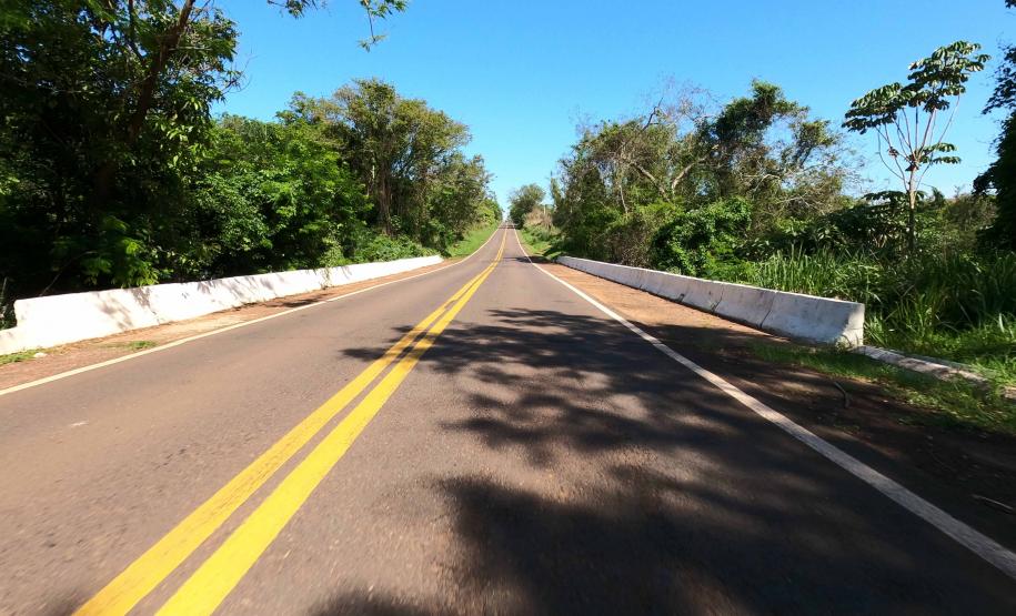 PR-218 entre Paranavaí e Amaporã - Ponte Rio Paixão