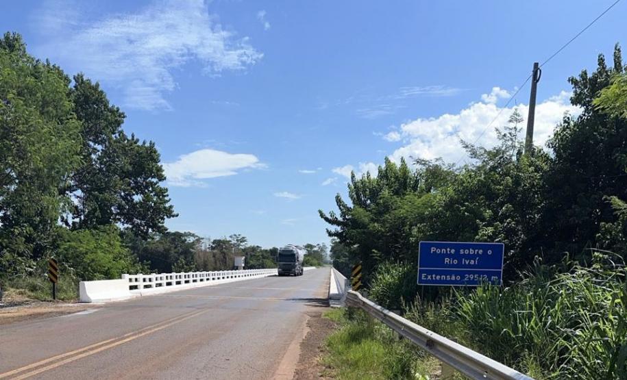 PR-492 ponte sobre o Rio Ivaí entre Rondon e Paraíso do Norte