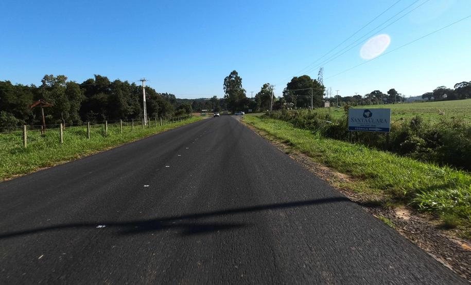 PR-522 trecho em que será construída lombada