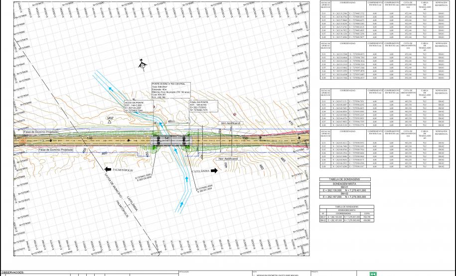 PR-574 projeto ponte Rio Central