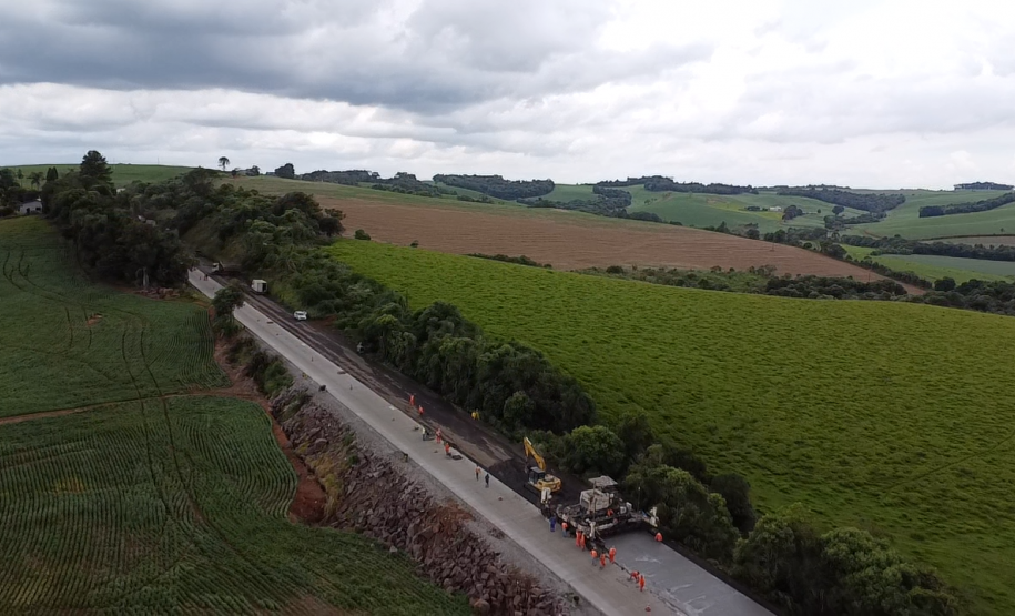 Whitetopping da PRC-280 entre Pato Branco e Clevelândia