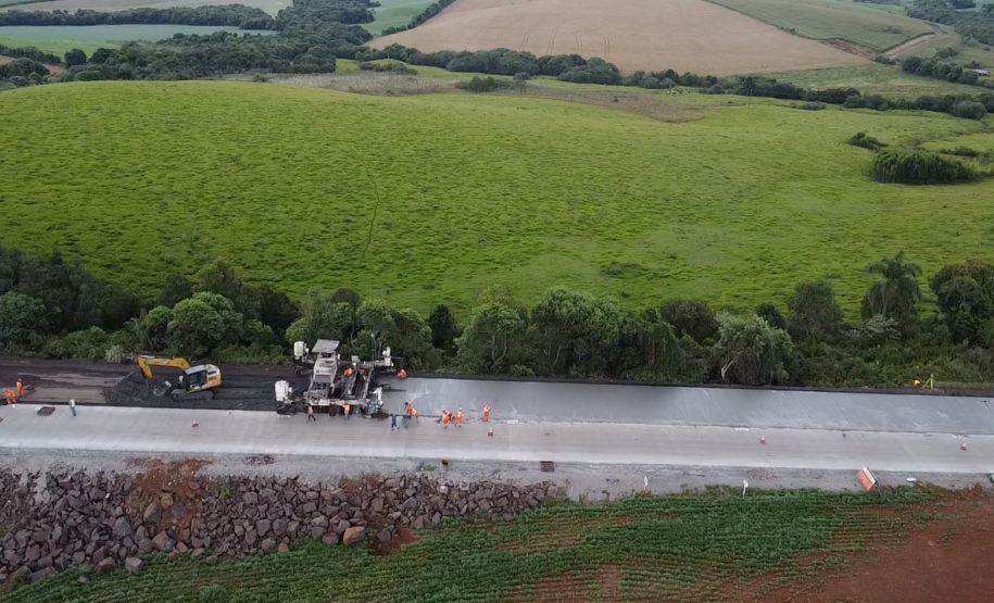 Whitetopping da PRC-280 entre Pato Branco e Clevelândia