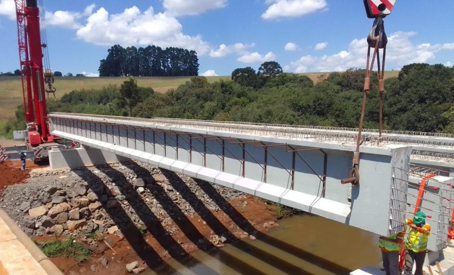 PRC-466 duplicação entre Guarapuava e Palmeirinha - Ponte Rio Coutinho