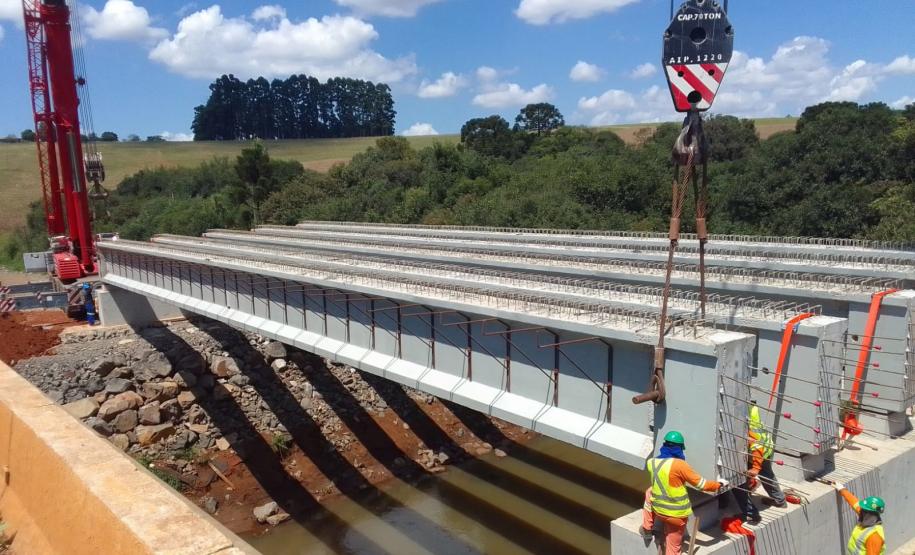PRC-466 duplicação entre Guarapuava e Palmeirinha - Ponte Rio Coutinho