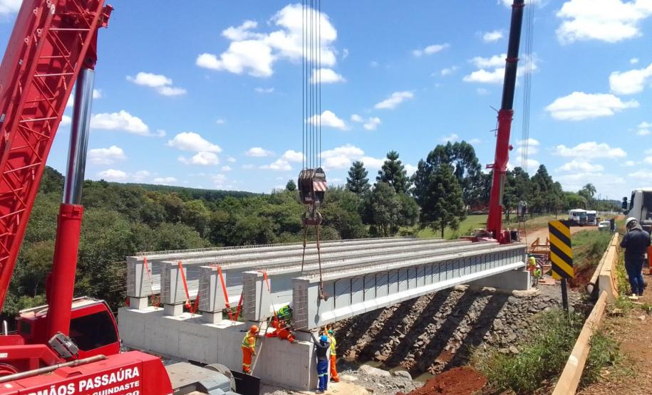 PRC-466 duplicação entre Guarapuava e Palmeirinha - Ponte Rio Coutinho