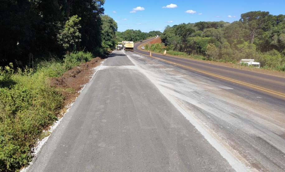 PRC-466 duplicação entre Guarapuava e Palmeirinha - manutenção via marginal