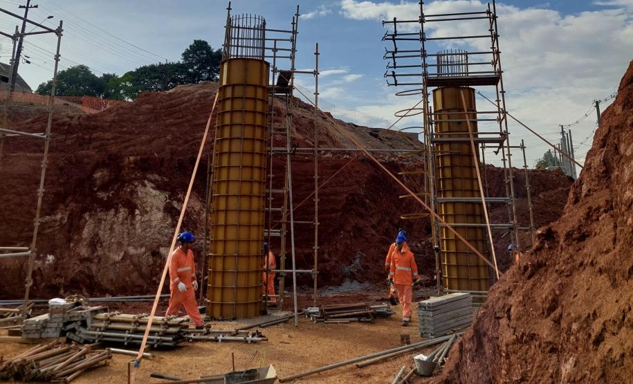 PR-092 novo viaduto no entroncamento com a PR-509