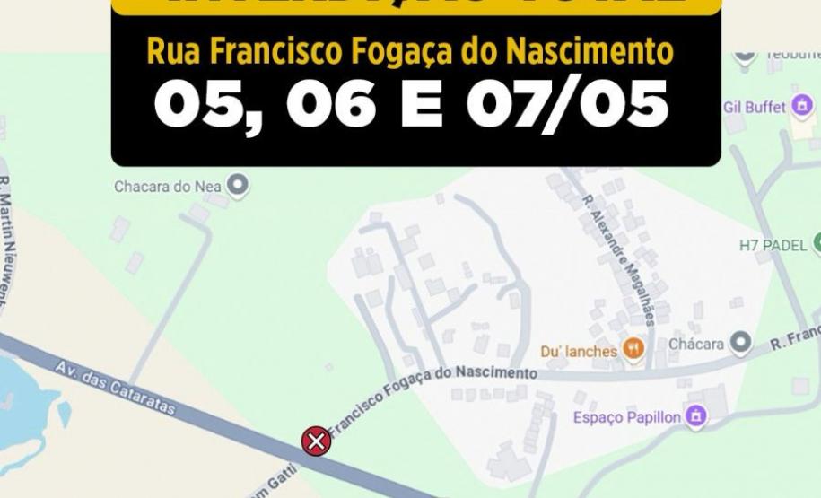 Local da interdição