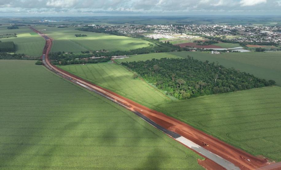 Contorno de Palotina em obras