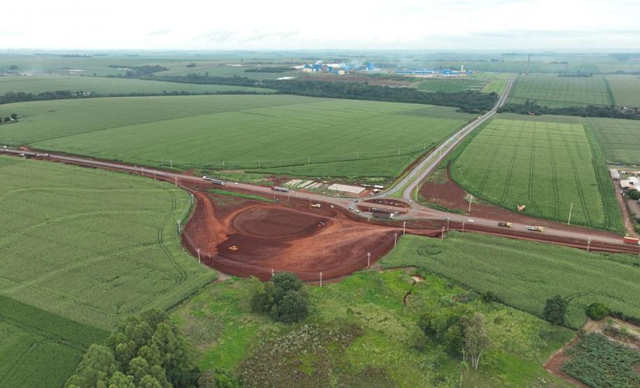 Contorno de Palotina em obras