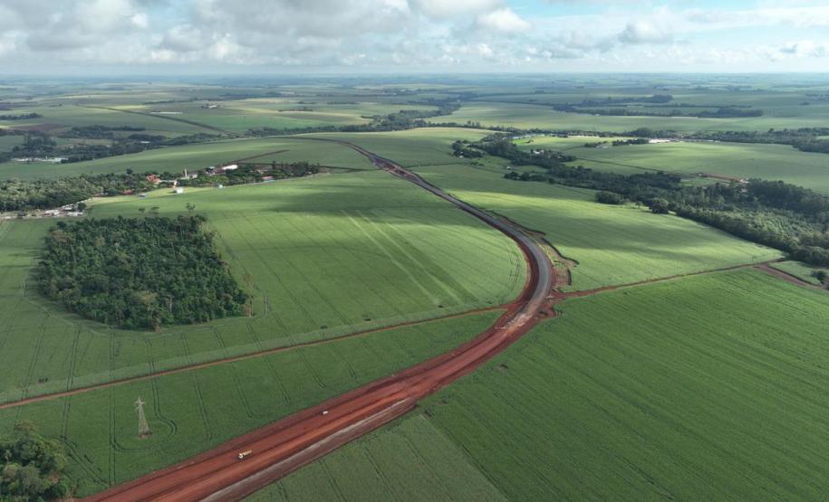 Contorno de Palotina em obras