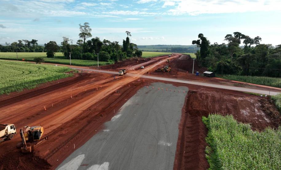 Contorno de Palotina em obras