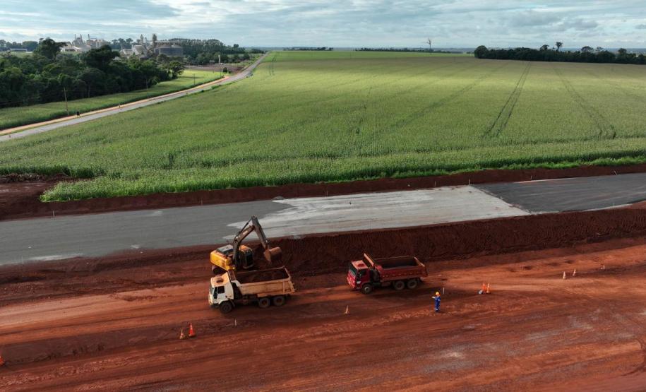 Contorno de Palotina em obras
