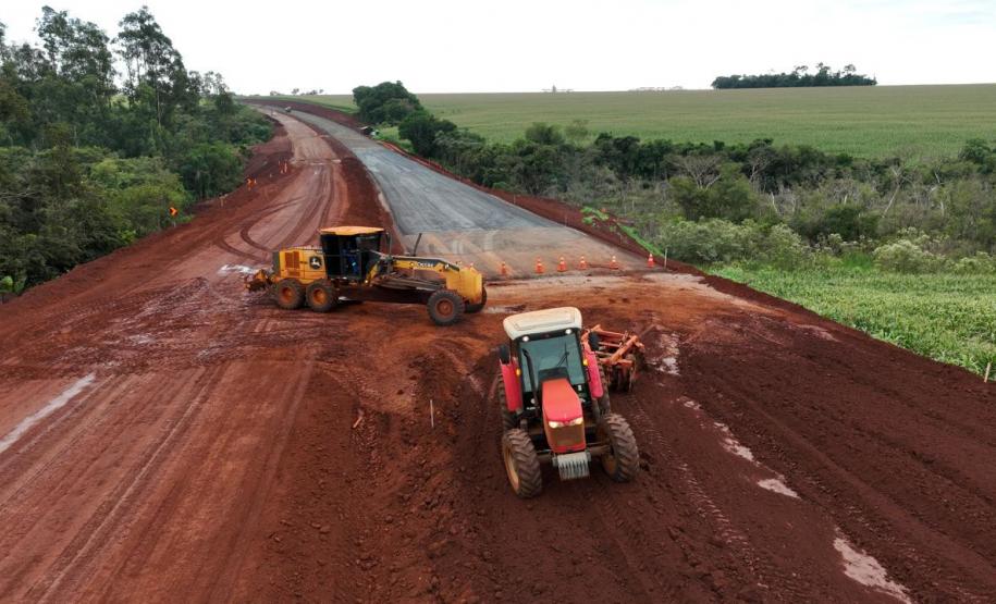 Contorno de Palotina em obras