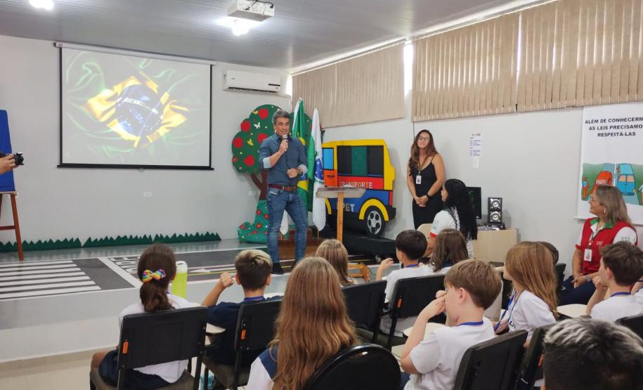 Evento de reinauguração da EPET Cascavel