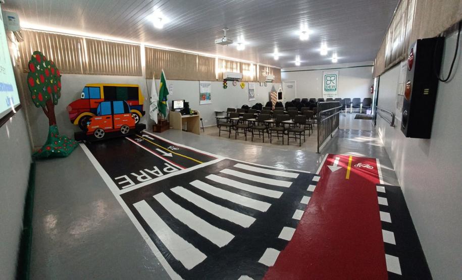 Sala de aula da EPET Cascavel