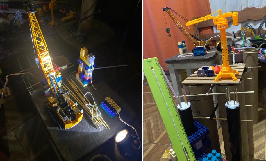 Felipe Benvinda Guszaki, de 7 anos, o “menino engenheiro”