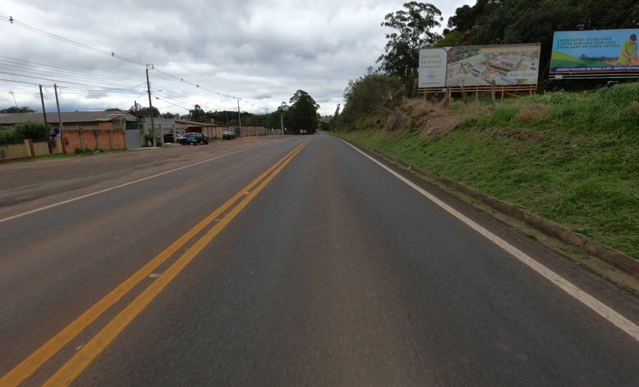 PR-151 trecho que será duplicado em Ponta Grossa