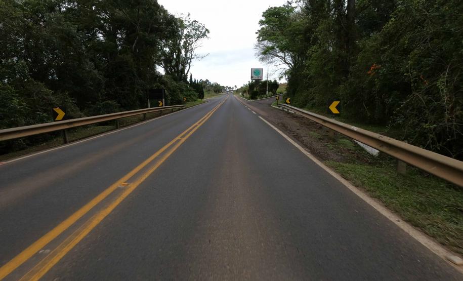 PR-151 trecho que será duplicado em Ponta Grossa