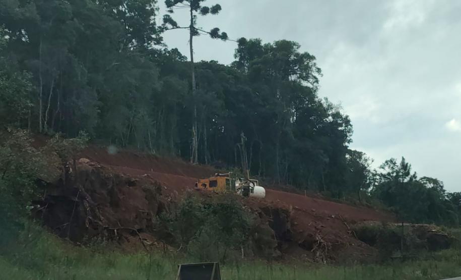 PRC-466 local de detonação de rochas no dia 14 de abril