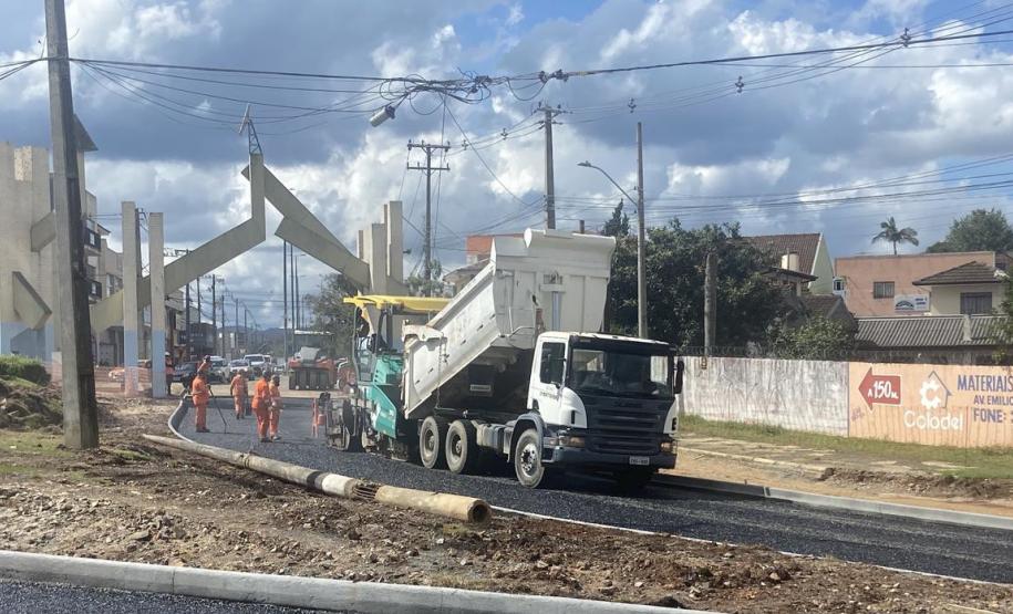 Duplicação da Rodovia dos Minérios em Almirante Tamandaré chega a 56%