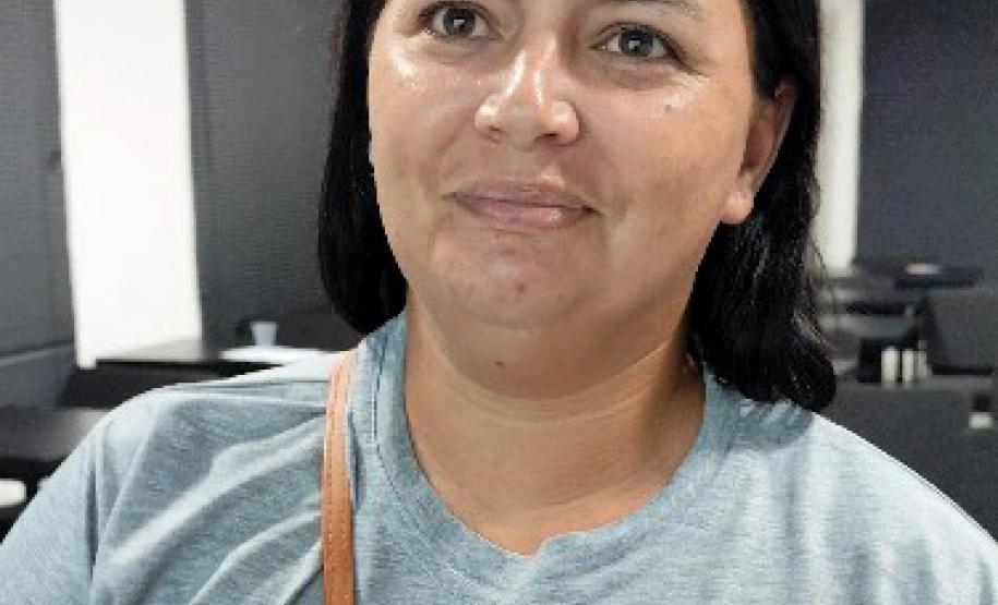 Tânia de Fátima de Oliveira Calvila trabalha com vendas há mais de 13 anos