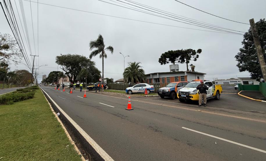 Blitz educativa do Maio Amarelo em Guarapuava