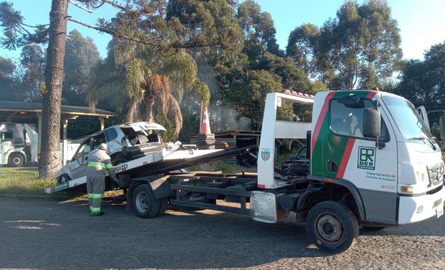 Veículos de operação de tráfego rodoviário do DER/PR