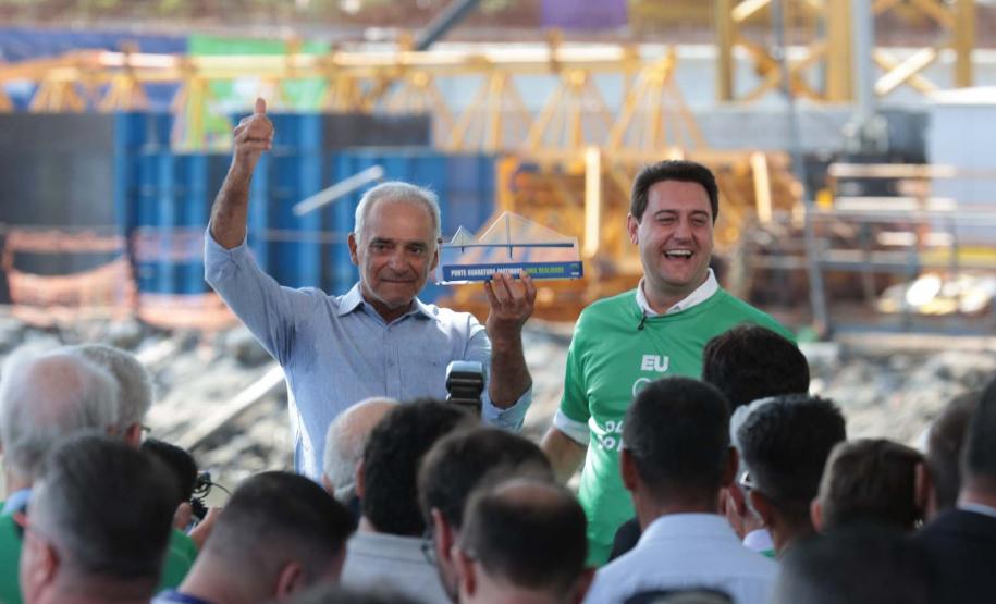 Evento dos 50% da Ponte de Guaratuba