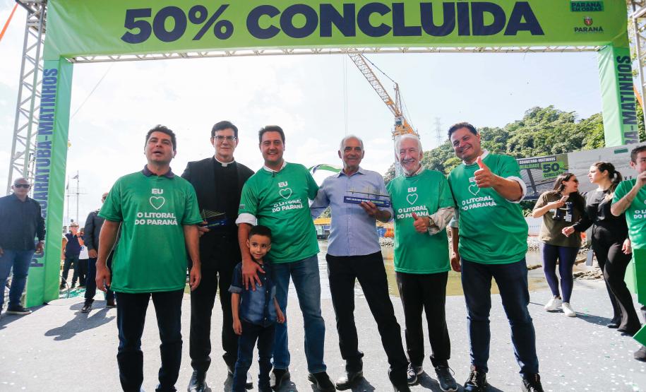 Evento dos 50% da Ponte de Guaratuba