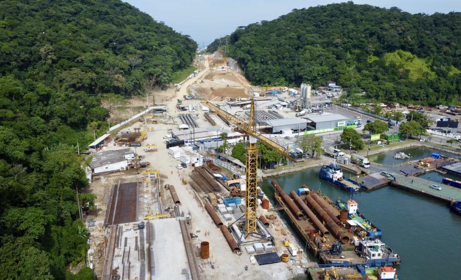 Ponte de Guaratuba chega a 55% de execução