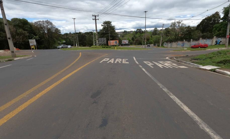 PR-151 no perimetro urbano de Ponta Grossa