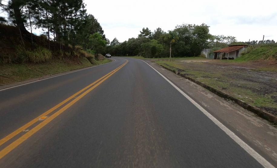 PR-151 no perimetro urbano de Ponta Grossa