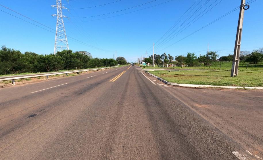 PR-218 entre Paranavaí e Amaporã