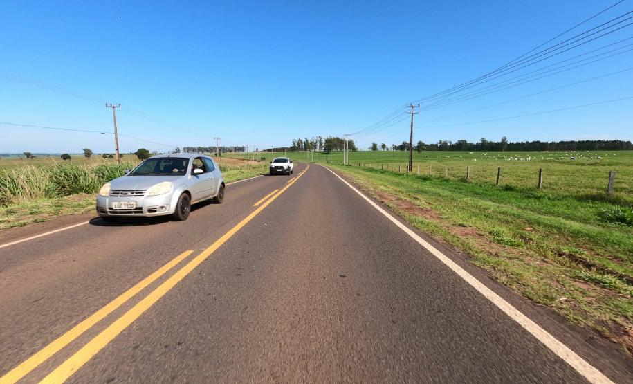 PR-218 entre Paranavaí e Amaporã