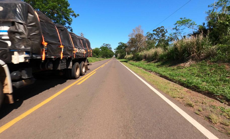 PR-218 entre Paranavaí e Amaporã