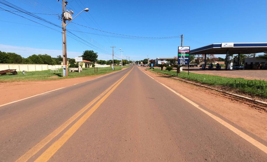 PR-218 entre Paranavaí e Amaporã