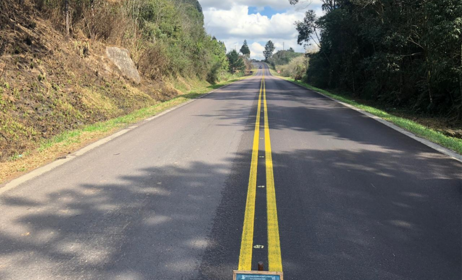 PR-281 entre Agudos do Sul a Piên