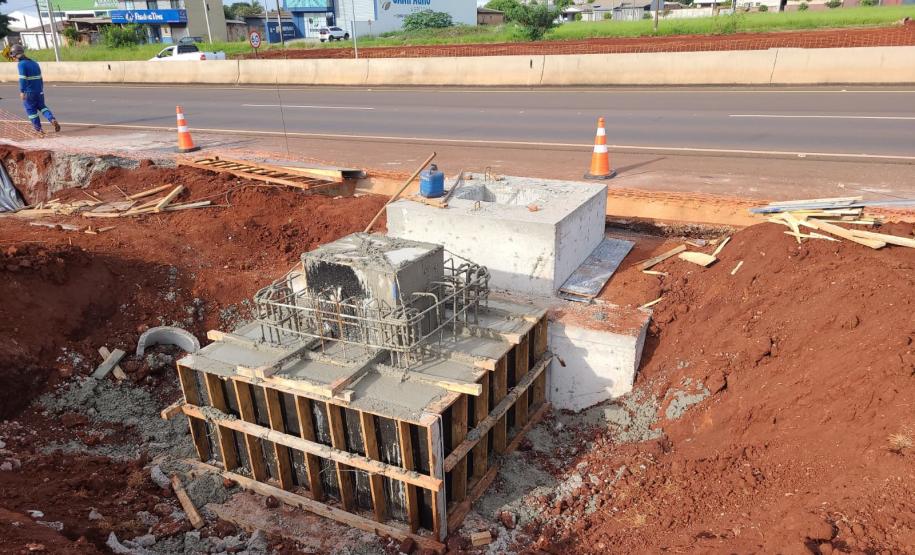 Execução de blocos da fundação