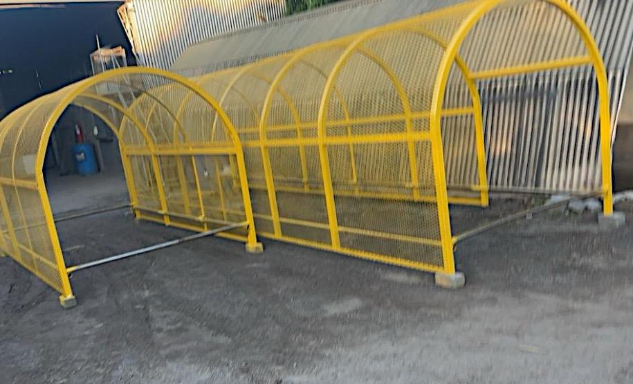 Pré-fabricação de peças no canteiro de obras