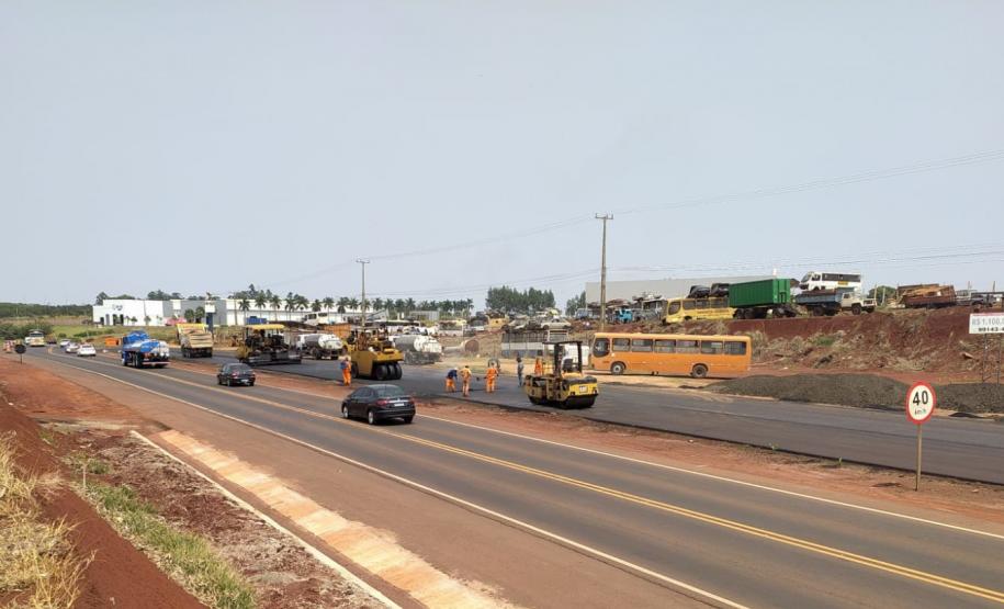 PR-317 obras de arquivo da duplicação em andamento