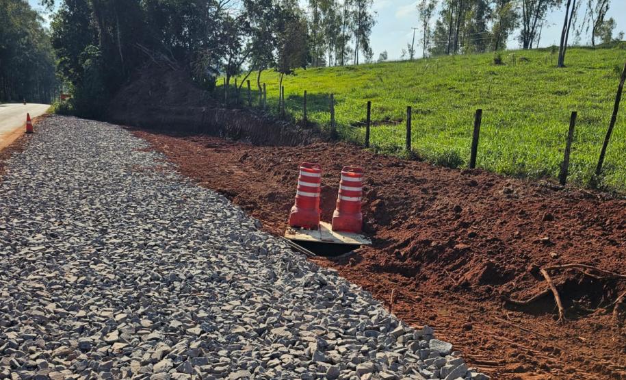 PR-681 recuperação de drenagem e pavimento no km 7, em Alto Piquiri