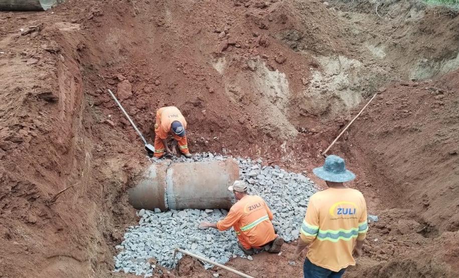 PR-681 recuperação de drenagem e pavimento no km 7, em Alto Piquiri